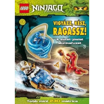 VIGYÁZZ, KÉSZ, RAGASSZ! - A SÖTÉT JÓSLAT MUNKAFÜZET - LEGO NINJAGO (2013)