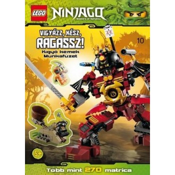 VIGYÁZZ, KÉSZ, RAGASSZ! - KÍGYÓ KÉMEK MUNKAFÜZET - LEGO NINJAGO (2013)