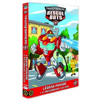 LÉGRÁK PARÁDÉ - TRANSFORMERS RESCUE BOTS 2. - DVD - (2013)