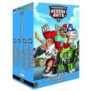 TRANSFORMERS RESCUE BOTS 1-4. - GYŰJTŐDOBOZ (4 DVD) (2013)