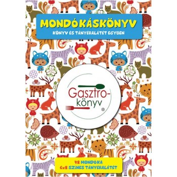 MONDÓKÁSKÖNYV - KÖNYV ÉS TÁNYÉRALÁTÉT EGYBEN - GASZTROKÖNYV (2014)