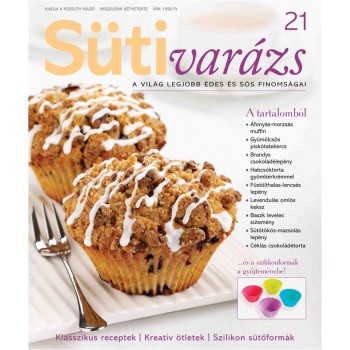 SÜTIVARÁZS 21. - 4 NAGY MÉRETŰ SZILIKON MUFFIN FORMÁVAL (2014)