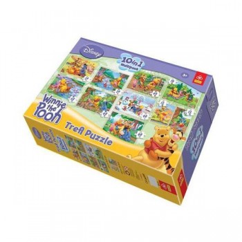 WINNIE THE POOH TREFL PUZZLE - 10 IN 1 MULTIPACK (TÁRSASJÁTÉK) (2014)