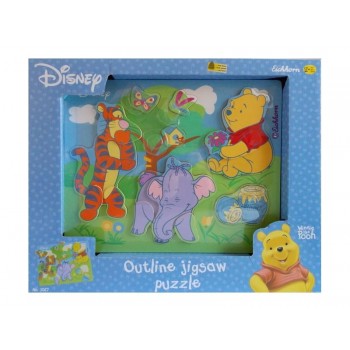 WINNIE THE POOH OUTLINE JIGSAW PUZZLE - FA PUZZLE (2012)