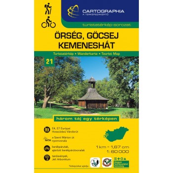 ŐRSÉG, GÖCSEJ, KEMENESHÁT TURISTATÉRKÉP SC" ÚJ! (2014)"