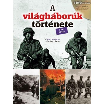 A VILÁGHÁBORÚK TÖRTÉNETE I-IV. KÖTET - DÍSZDOBOZBAN + 4DVD! (2014)