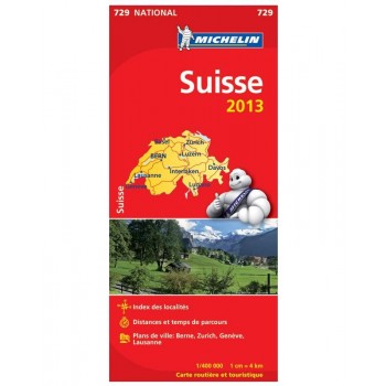 SWITZERLAND 2014 - SVÁJC TÉRKÉP (729) (2014)