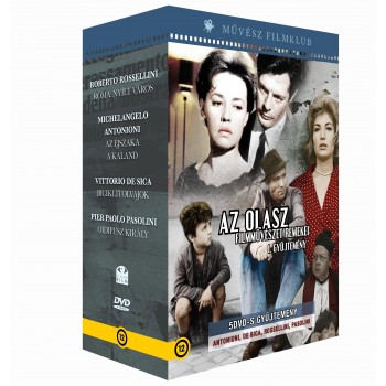 AZ OLASZ FILMMŰVÉSZET REMEKEI I. - DÍSZDOBOZ - 5DVD- (2014)