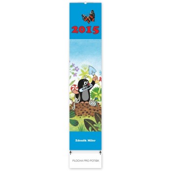 POSTCARD CALENDAR PG THE LITTLE MOLE 2015 10,5*48 CM (2014)