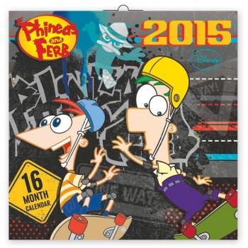 NAPTÁR PG W. DISNEY PHINEAS & FERB 2015 30*30 (2014)