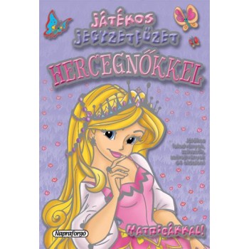 JÁTÉKOS JEGYZETFÜZET HERCEGNŐKKEL (LILA) (2015)