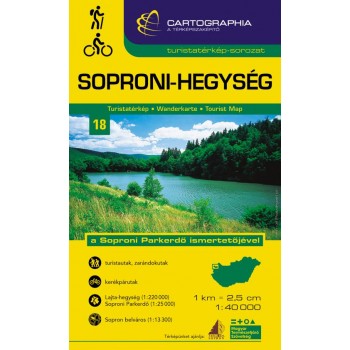 SOPRONI-HEGYSÉG TURISTATÉRKÉP - SC""