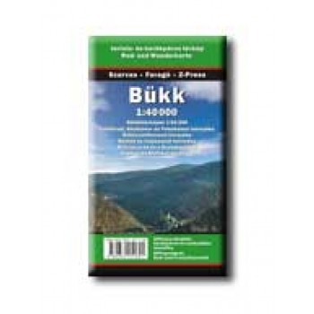 BÜKK TURISTA- ÉS KERÉKPÁROS TÉRKÉPE - 1:40.000 -