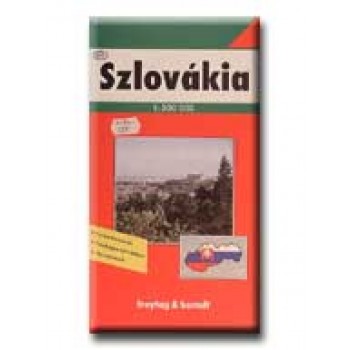 SZLOVÁKIA TÉRKÉP - FREYTAG - PUHA BORITÓS -