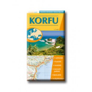 KORFU - 1:65.000 -  HAJTOGATOTT TÉRKÉP (2007)