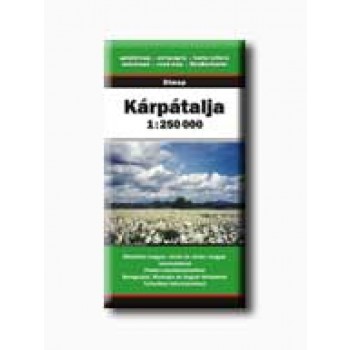 KÁRPÁTALJA AUTÓTÉRKÉP - 1:250.000 -